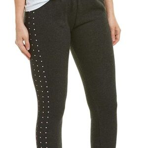 S/M Vintage Hanana Women Cosy Side GoldenBeads Comfy Stretchy Pants ElasticWaist